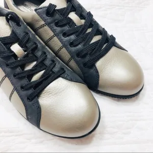 SoftWalk Memory Foam Silver Wash lace up sneakers