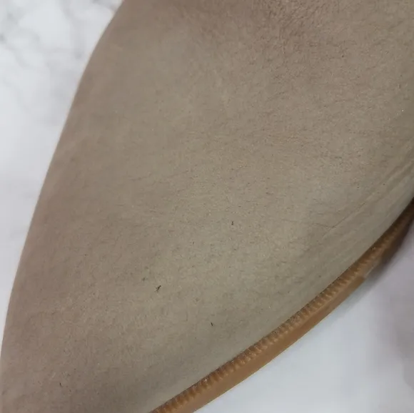Sole Society Dalphine Leather Boots Color Porcini Size 8