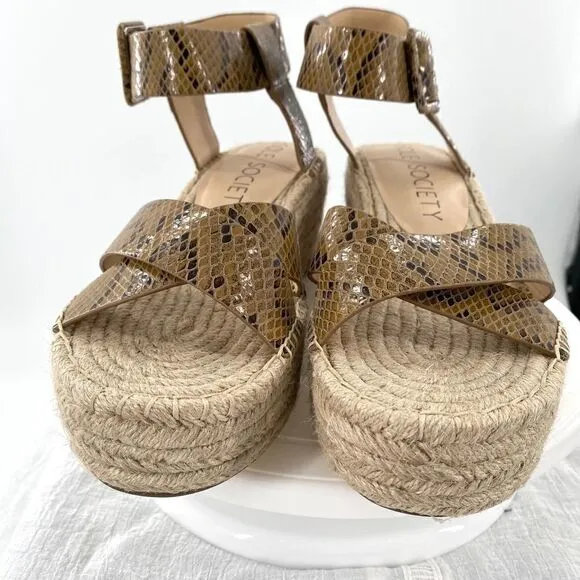 Sole Society Audrina Espadrille Platform Sandals