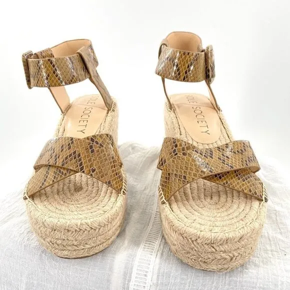 Sole Society Audrina Espadrille Platform Sandals