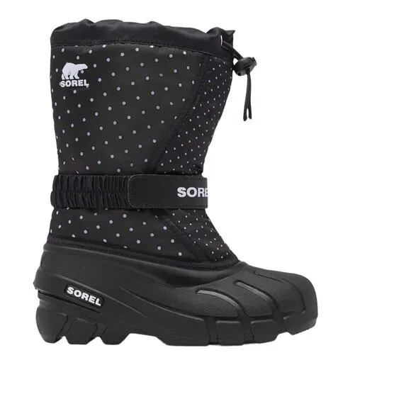 SOREL Kids Flurry Print Slip-On Snow Boot Sz 12 Outdoor Activewear Winter NWB