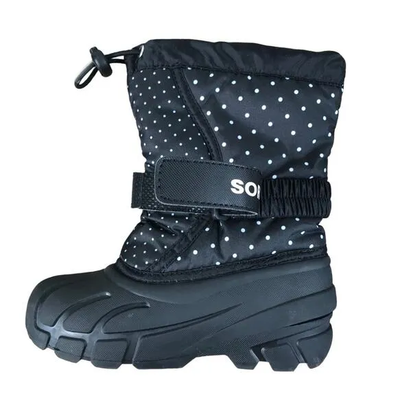 SOREL Kids Flurry Print Slip-On Snow Boot Sz 12 Outdoor Activewear Winter NWB