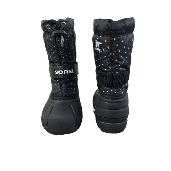 SOREL Kids Flurry Print Slip-On Snow Boot Sz 12 Outdoor Activewear Winter NWB