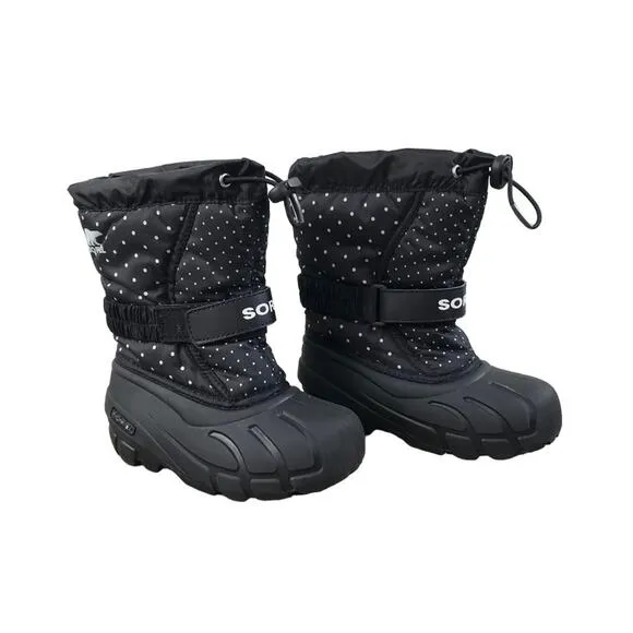 SOREL Kids Flurry Print Slip-On Snow Boot Sz 12 Outdoor Activewear Winter NWB