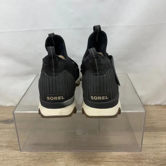 Sorel Kinetic Sneak Black NL3374 Fashion Sneakers Women's Size 8.5