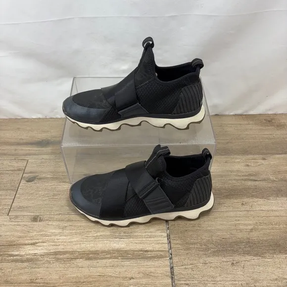 Sorel Kinetic Sneak Black NL3374 Fashion Sneakers Women's Size 8.5