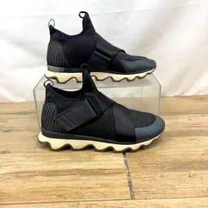 Sorel Kinetic Sneak Black NL3374 Fashion Sneakers Women's Size 8.5
