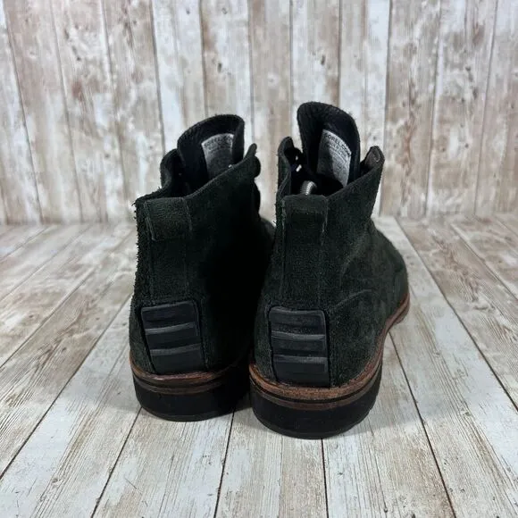 Sorel‎ Men's Black Suede Chukka Ankle Boots Casual Leather Lace Up Size 9.5