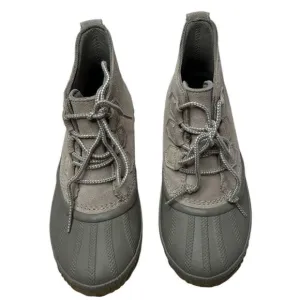 Sorel Out N About Plus Taupe Suede Duck Ankle Boots. Size 6.