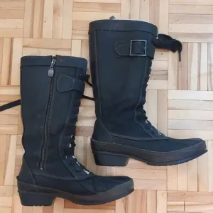 Sorel Sorelia Earhart leather boots size 8
