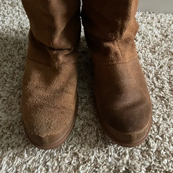 Sorel Tall Brown Toronto Slouchy Wedge Boots Size 9.5