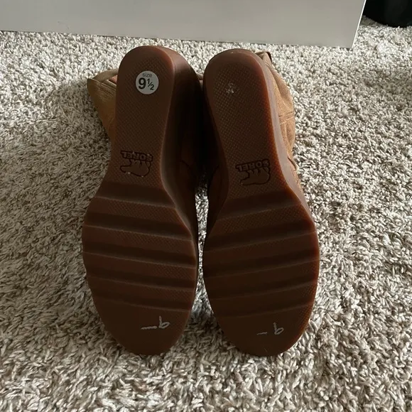 Sorel Tall Brown Toronto Slouchy Wedge Boots Size 9.5