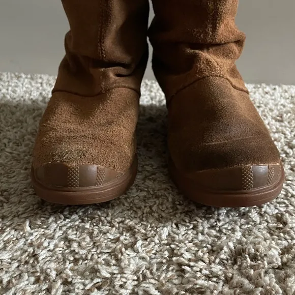 Sorel Tall Brown Toronto Slouchy Wedge Boots Size 9.5