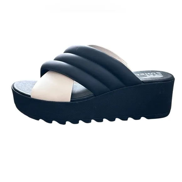 SOREL Women’s Cameron Platform Wedge Mule Sandal Size 10