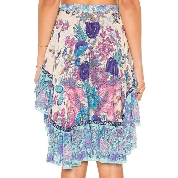 Spell and the Gypsy Collective Siren Song Hi-Low Skirt in Mermaid XS