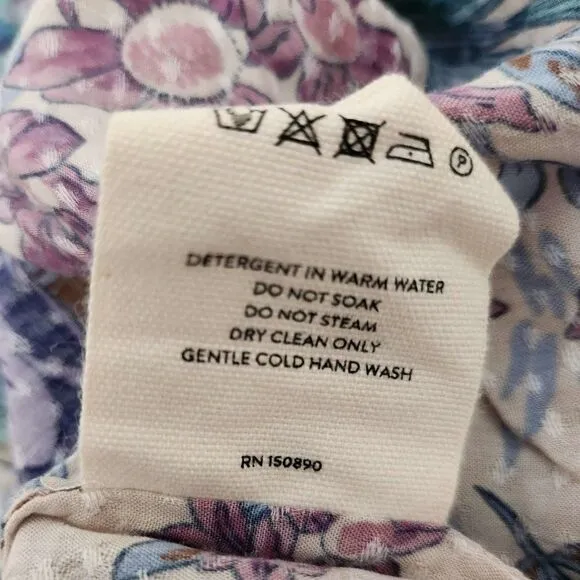 Spell and the Gypsy Collective Siren Song Hi-Low Skirt in Mermaid XS