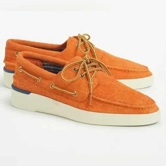 Sperry x Brooks Brothers suede slip on loafers