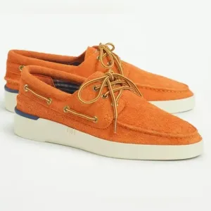 Sperry x Brooks Brothers suede slip on loafers