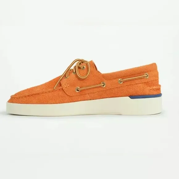 Sperry x Brooks Brothers suede slip on loafers
