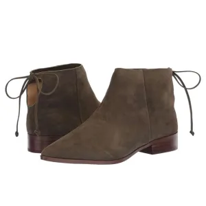 Splendid Women’s Niva Pointed Toe Soft Suede Ankle Boots Size 7 Lace Details