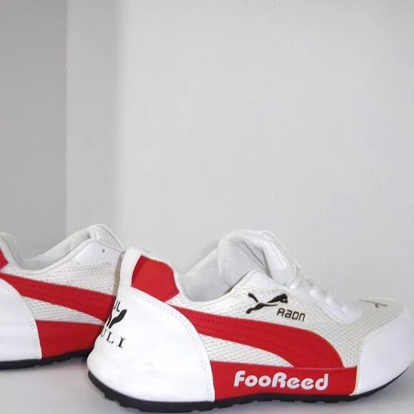 Sport Fashion Juli FooReed Aaon White/Red Sneakers Men