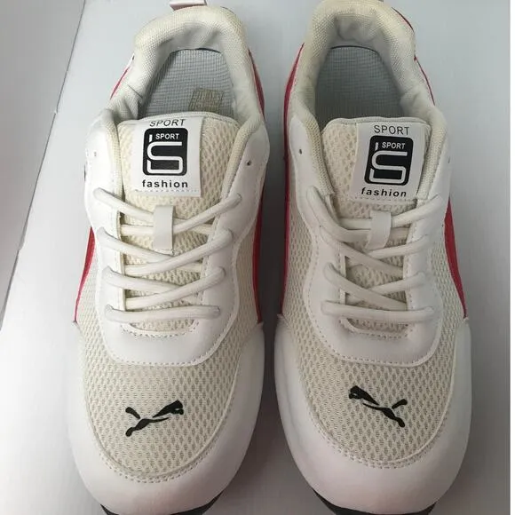 Sport Fashion Juli FooReed Aaon White/Red Sneakers Men