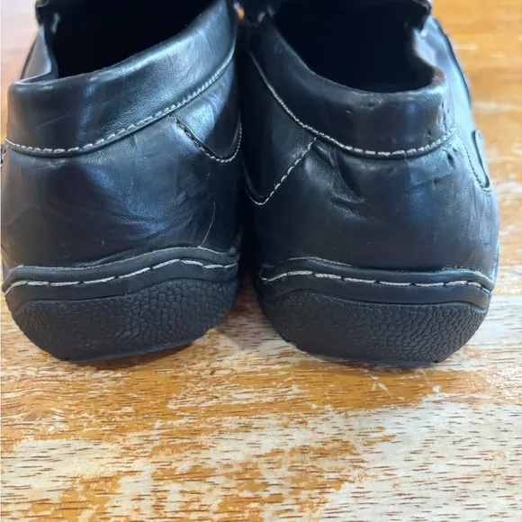 Stacy Adams Black Leather Loafers Slip-On