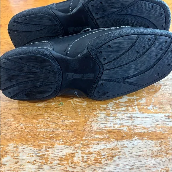 Stacy Adams Black Leather Loafers Slip-On