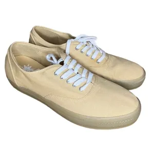 Starry Eyed Jordan Illuminate Light-Up Slide On Canvas Sneakers Khaki Size 10