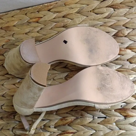 Steve Madden high heels suede sandals 9.5