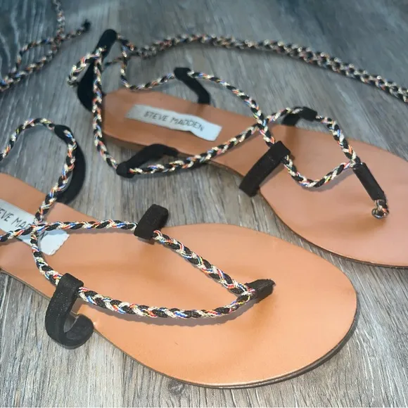 Steve Madden lace up sandals
