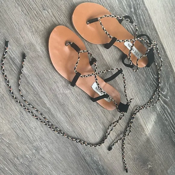 Steve Madden lace up sandals