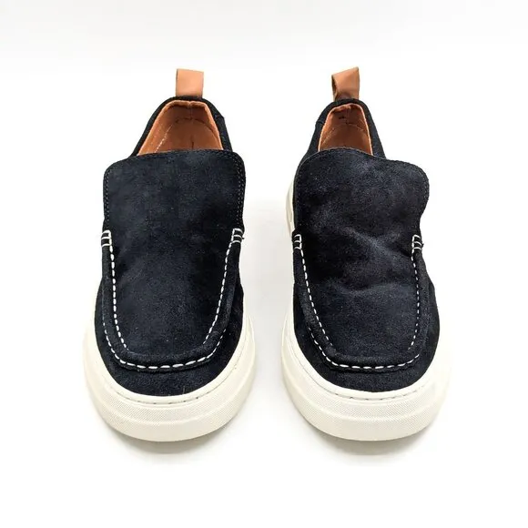 Steve Madden Men Rhett Blue Suede Slip On Walking Moc Toe Loafers size 11
