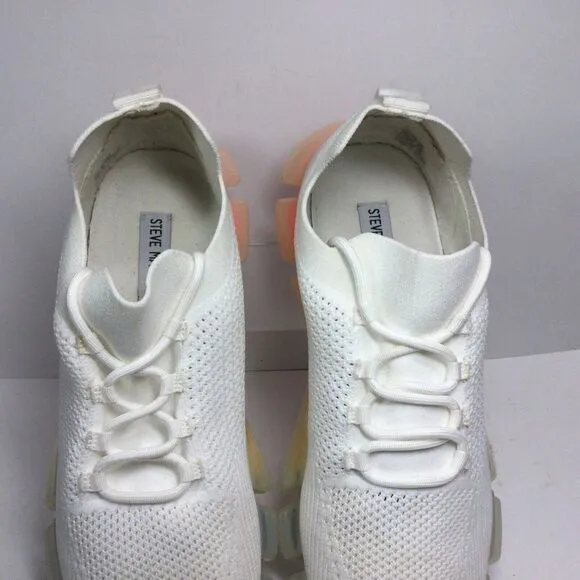 Steve Madden Popsicle sneakers Mens Size 11M White multi athletic‎ Fashion shoes