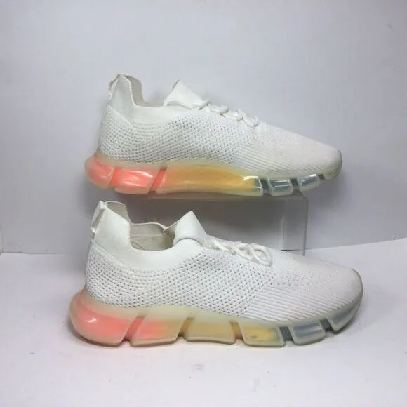 Steve Madden Popsicle sneakers Mens Size 11M White multi athletic‎ Fashion shoes