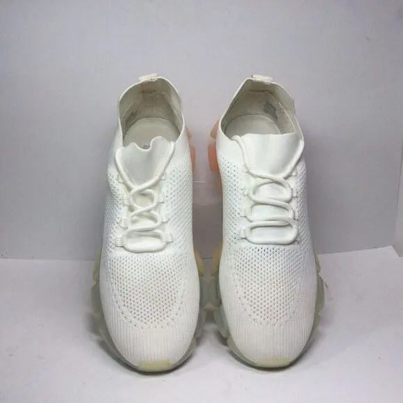 Steve Madden Popsicle sneakers Mens Size 11M White multi athletic‎ Fashion shoes