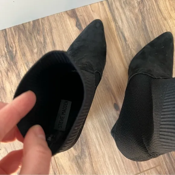 Steve Madden Reece Sock Booties Boots