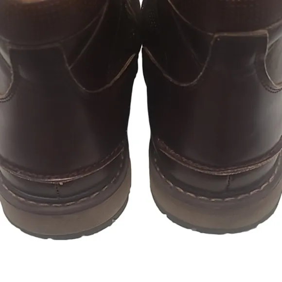 Steve Madden s9 Mens Leather Dylan Chukka Side Zip Gorpcore Dark Academia Travel