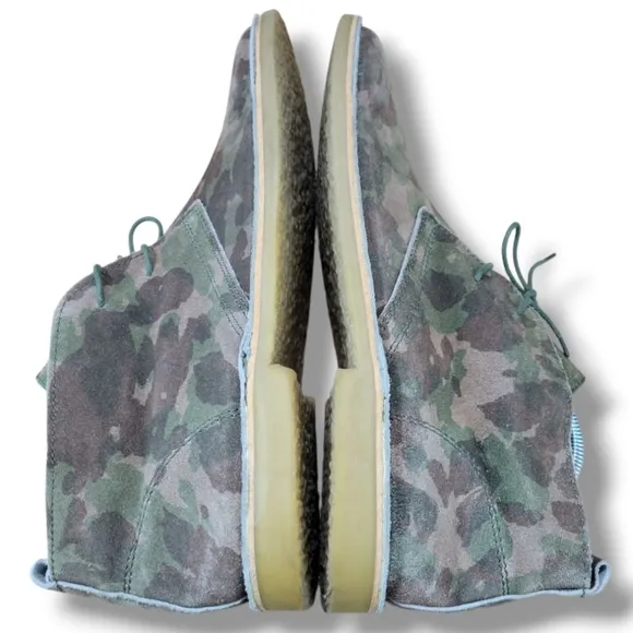 Steve Madden Shoes Size 11 Steve Madden Chuckkaa Boots Camo Leather Chukka Boots