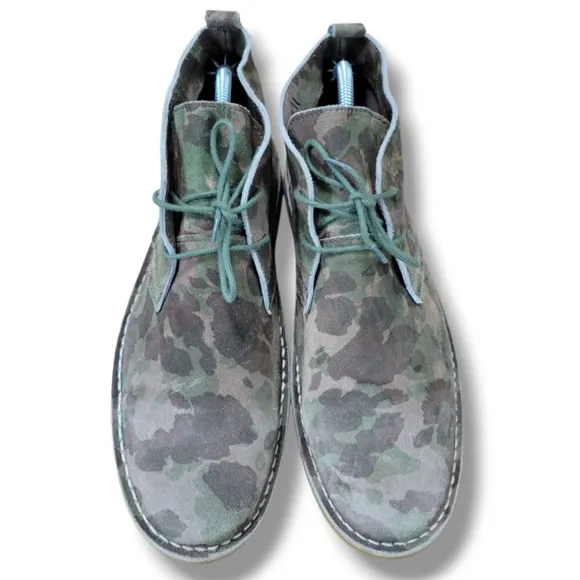 Steve Madden Shoes Size 11 Steve Madden Chuckkaa Boots Camo Leather Chukka Boots