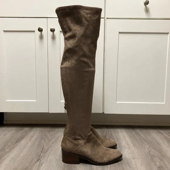 Steve Madden Women's Size 8.5 Gabbie Over the Knee Boots Thigh High Suede Shoes