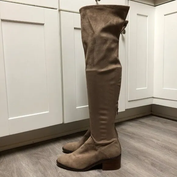 Steve Madden Women's Size 8.5 Gabbie Over the Knee Boots Thigh High Suede Shoes