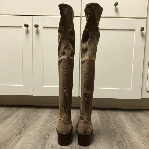 Steve Madden Women's Size 8.5 Gabbie Over the Knee Boots Thigh High Suede Shoes
