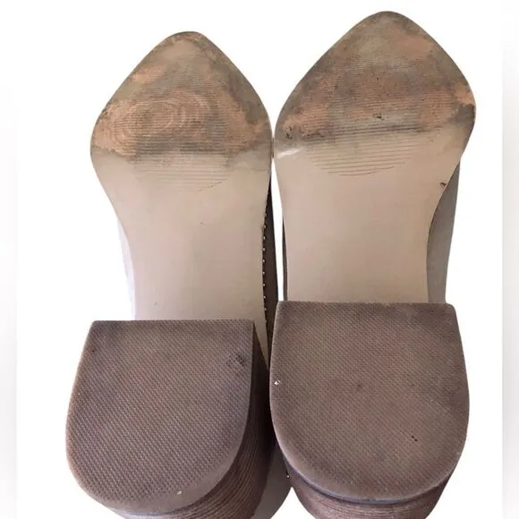 Steve Madden Woman’s Aquarius Suede Boots Natural Tan Size 9.5