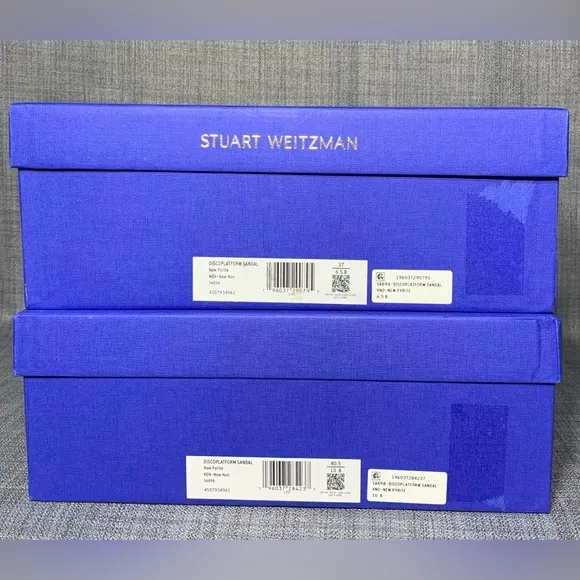 Stuart Weitzman Disco Platform Sandals New Pyrite Sizes 6.5, 10B