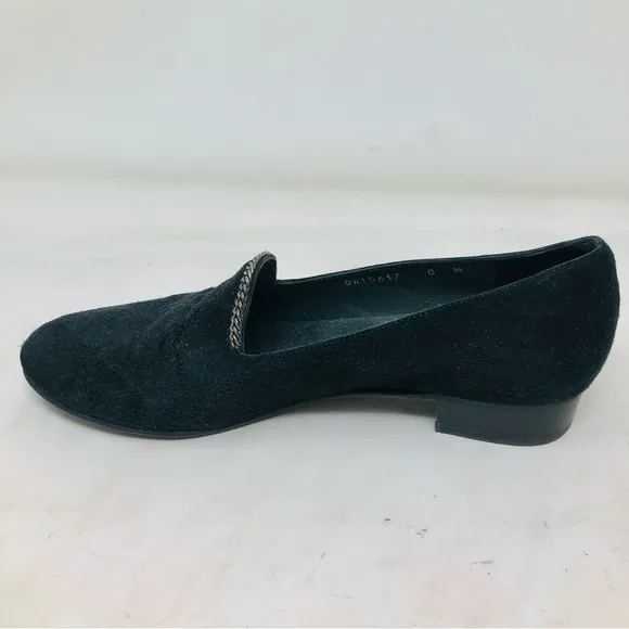Stuart Weitzman Hallmark Quilted Suede Loafers