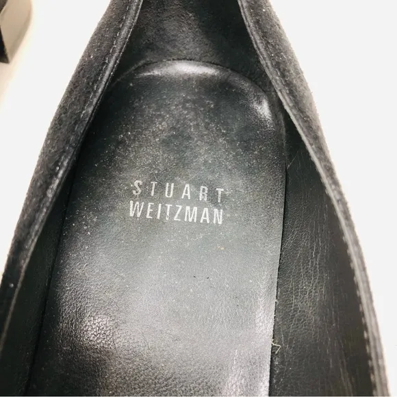 Stuart Weitzman Hallmark Quilted Suede Loafers