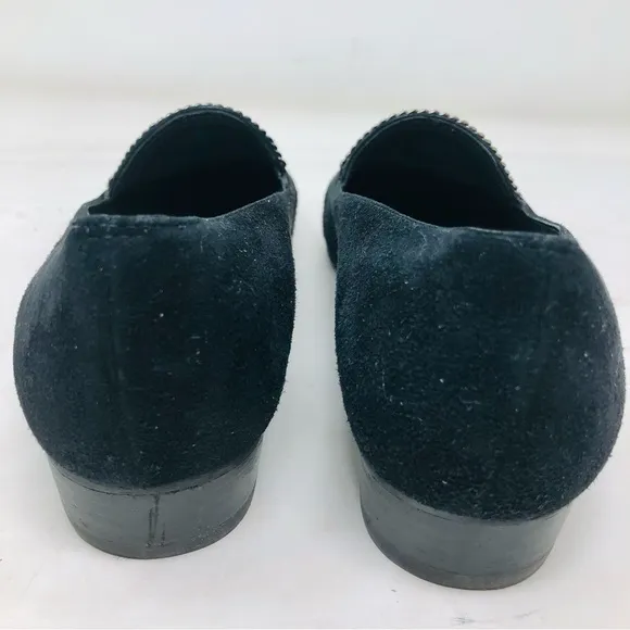 Stuart Weitzman Hallmark Quilted Suede Loafers