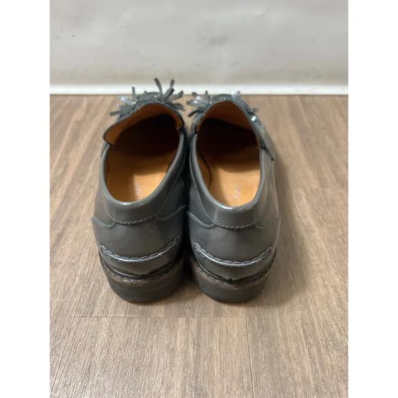 Stuart Weitzman Leather Loafers with Tassal size 8