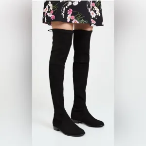 Stuart Weitzman Lowland Suede Thigh-High Boots sz 8